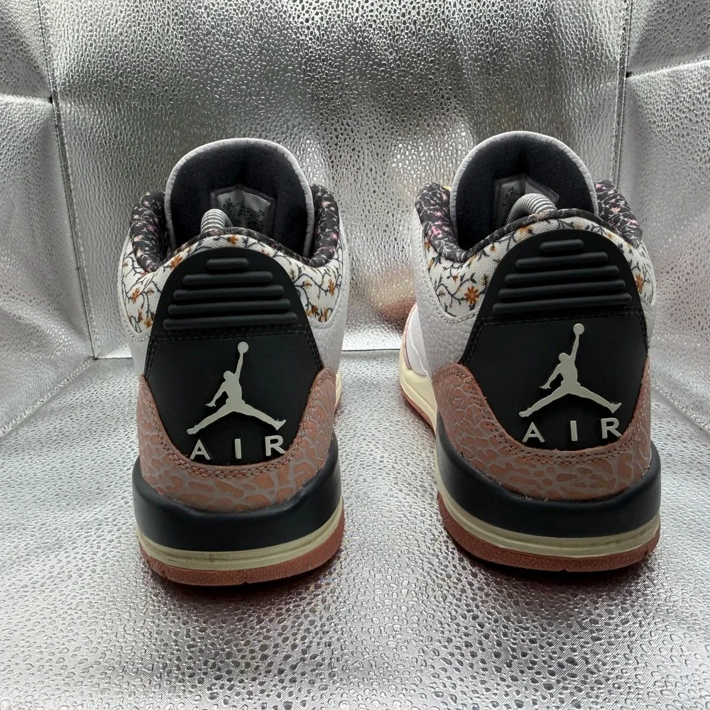 Size 6.5Y‎ Air Jordan 3 Retro Gs White Kids Lace-Up Athletic Shoes 441140-100